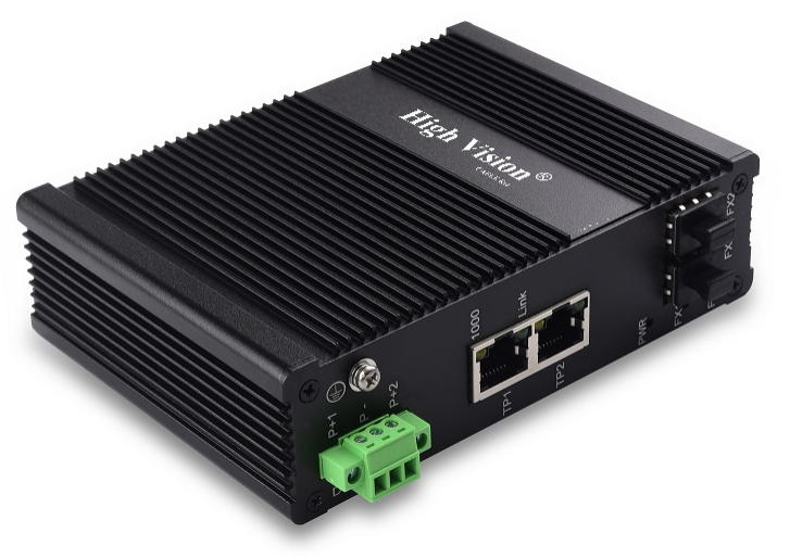 Mediaconvertoare WDM Industriale 2 Port SFP + 2 RJ45 GIGABIT POE, MC2F2POE-PRO