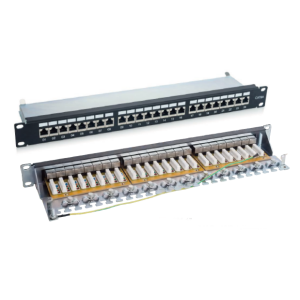 Patchpanel 24 Porturi RJ45 CAT5e/6/6A/7 Echipat