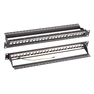 Patchpanel pt. 24 Module KEYSTONE CAT5e/6/6A/7